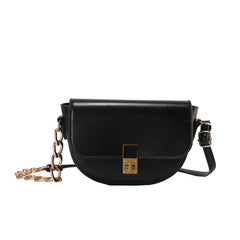 Women Bag Pu Leather Crossbody Saddle Bags Mini Shoulder Bag Purse