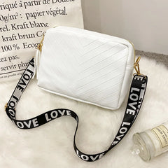 Women Bag Pu Square Female Embossed Shoulder Square Bag Crossbody Purse Bags