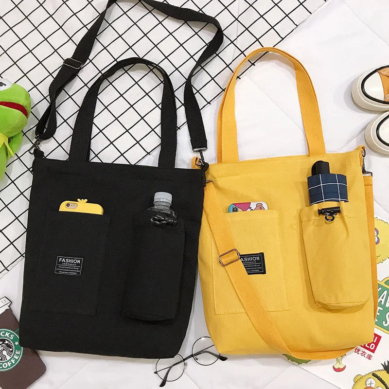 Canvas Crossbody Shoulder Bag Large Capacity for Women