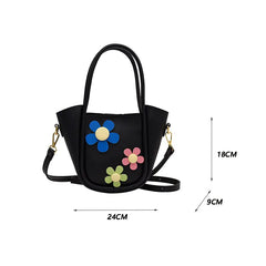 Women Messenger Bag Casual Lady Handbag Totes Shoulder Bag Floral Composite Bag
