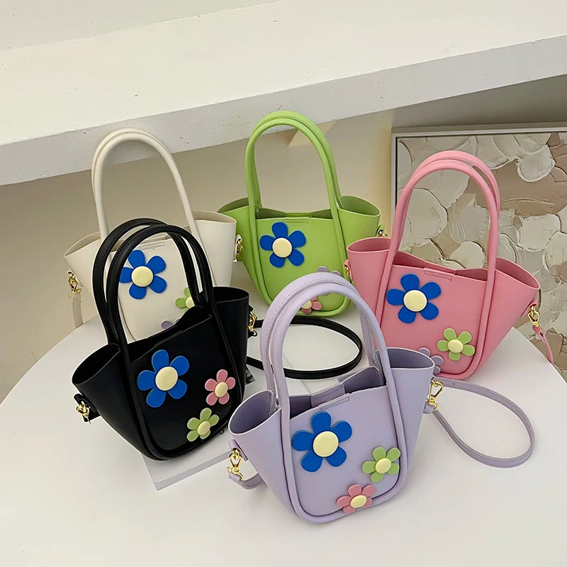 Women Messenger Bag Casual Lady Handbag Totes Shoulder Bag Floral Composite Bag