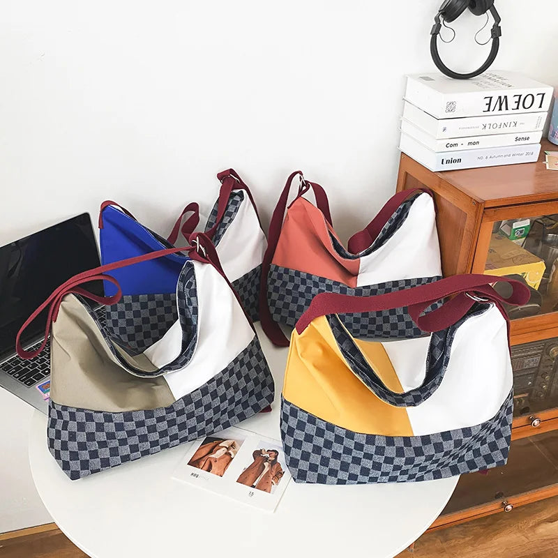 Women's Retro Large-capacity Tote Bag