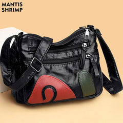 Retro Messenger Bag Womens PU Leather Hobo Vintage Shoulder Crossbody