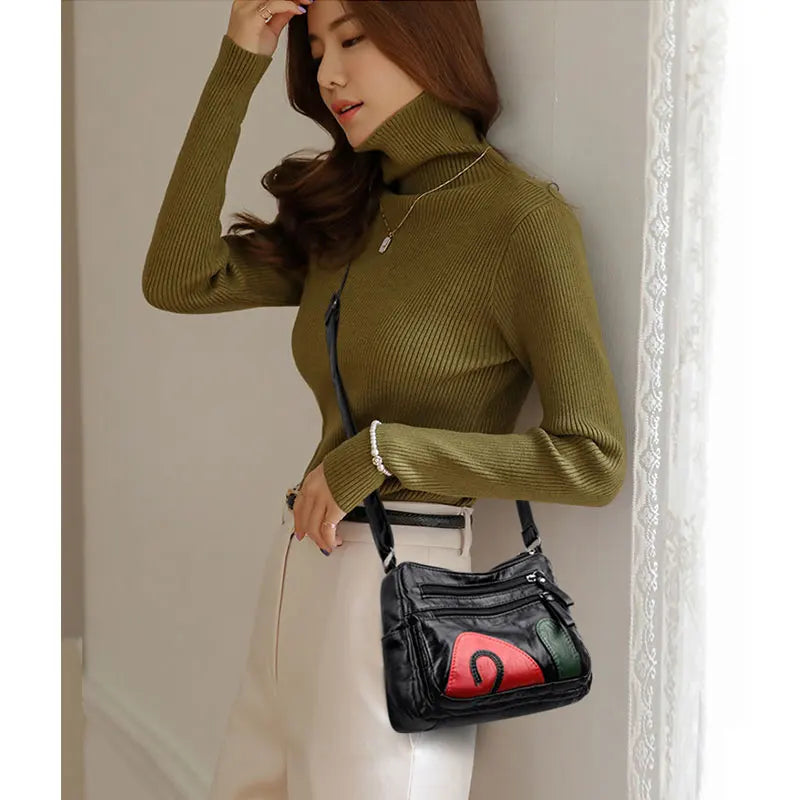 Retro Messenger Bag Womens PU Leather Hobo Vintage Shoulder Crossbody