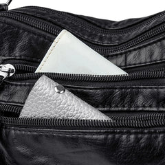Retro Messenger Bag Womens PU Leather Hobo Vintage Shoulder Crossbody