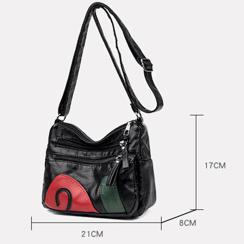 Retro Messenger Bag Womens PU Leather Hobo Vintage Shoulder Crossbody