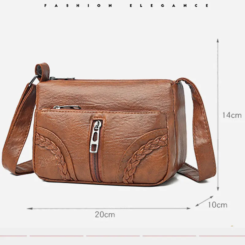 Vintage Shoulder Bag for Women Casual Crossbody Pack