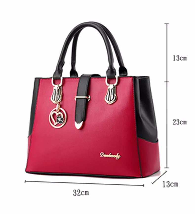 Vintage Shoulder Handbag Women Messenger Bag Top-Handle Purse Wallet
