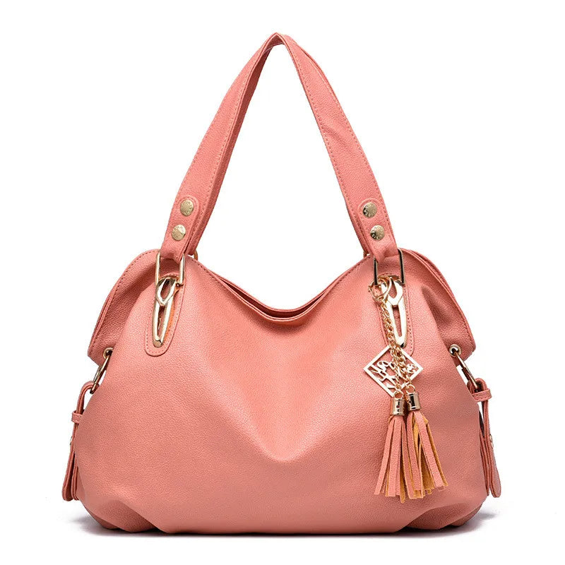 Vintage Women's Shoulder Bag Handbag Top-Handle Leather Purse