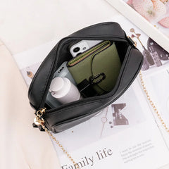 Embroidery Thread Crossbody Messenger Square Women Bag