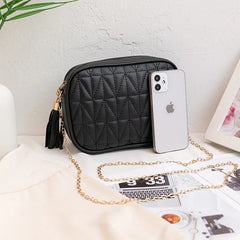 Embroidery Thread Crossbody Messenger Square Women Bag