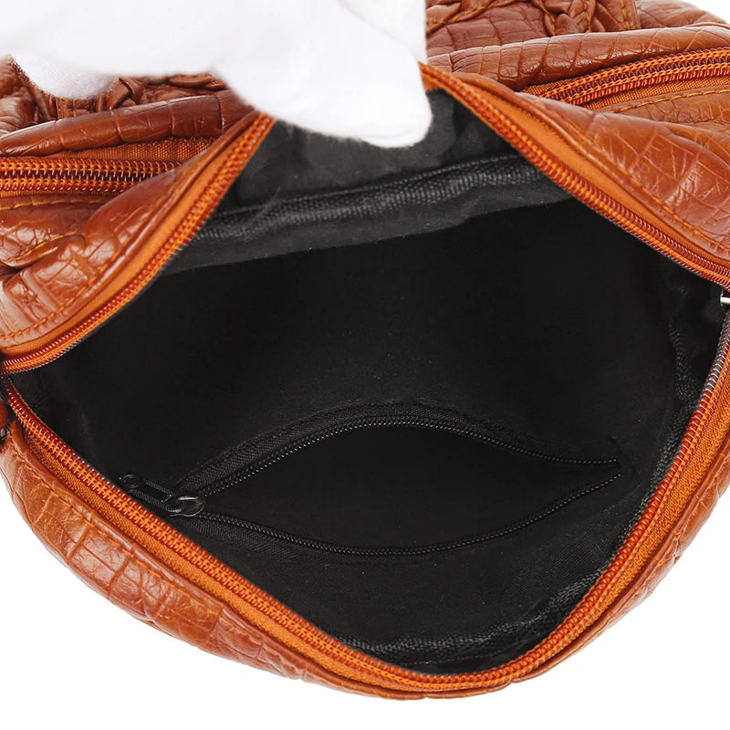 Soft Pu Leather Shoulder Bag Women Cross-body Messenger Bags