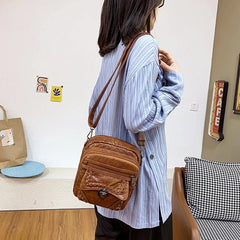 Soft Pu Leather Shoulder Bag Women Cross-body Messenger Bags