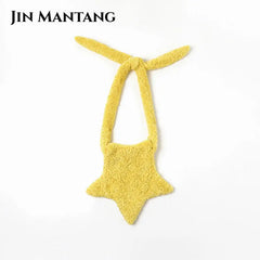 Star Shape Shoulder Bag Crossbody Street Style Girls Bag Euro-America
