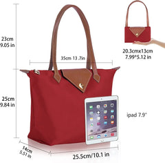 Stylish Nylon Ladies Shoulder Bag for Work,Shopping, School Large