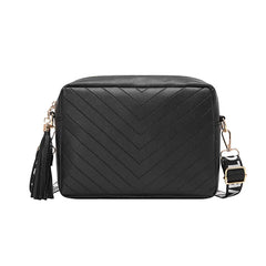 Women Tassel Shoulder Crossbody Square Bag Casual Small Messenger Bag Purse