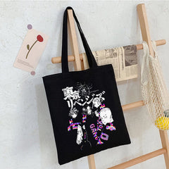 Tokyo Revengers Anime Harajuku Shopper Bag Large Capacity Vintage Shoulder Bag