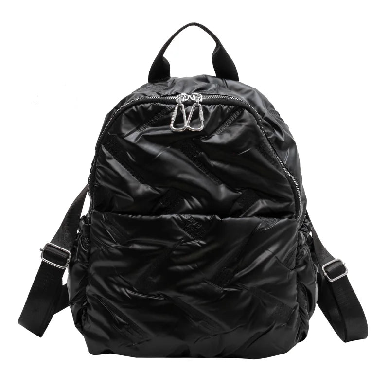 Large Capacity Women's Backpack Winter Pack Short Distance Travel Bag