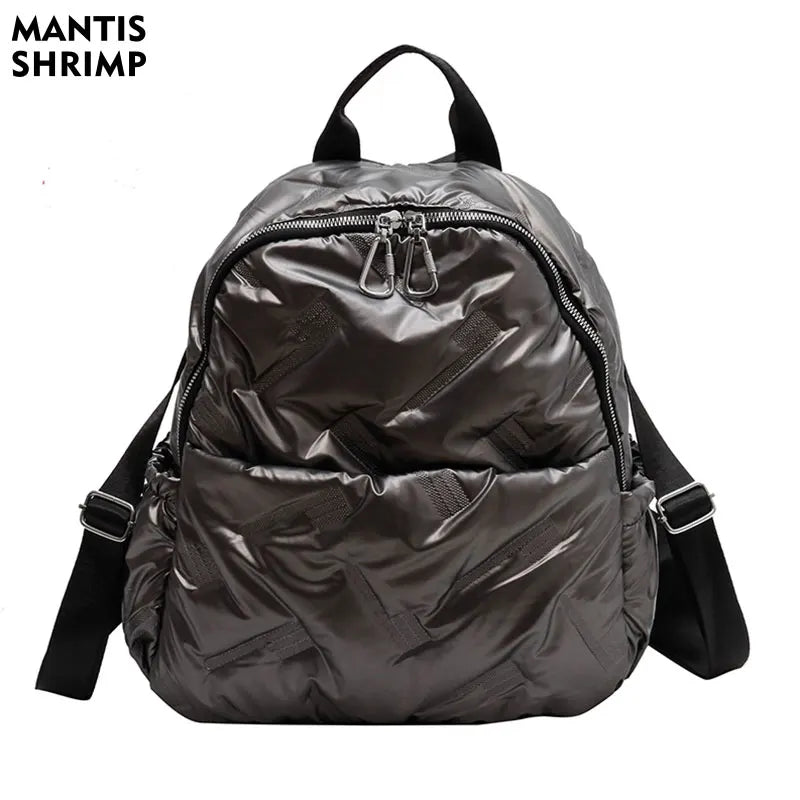 Large Capacity Women's Backpack Winter Pack Short Distance Travel Bag