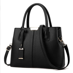Vintage High Casual Tote Messenger Bag Leather Handbag