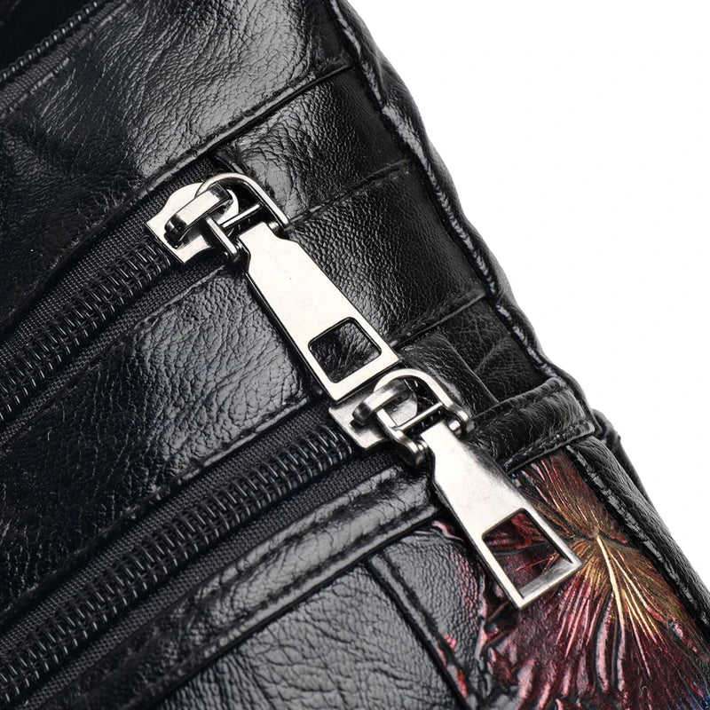 Vintage PU Leather Shoulder Bag Retro Messenger Classic Ladies Crossbody