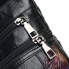 Vintage PU Leather Shoulder Bag Retro Messenger Classic Ladies Crossbody