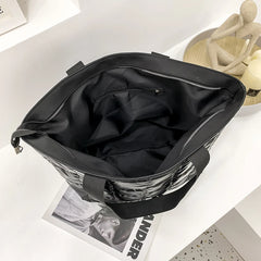 Women Winter Shoulder Bag Waterproof Cotton Tote Casual Large Capacity Handbag
