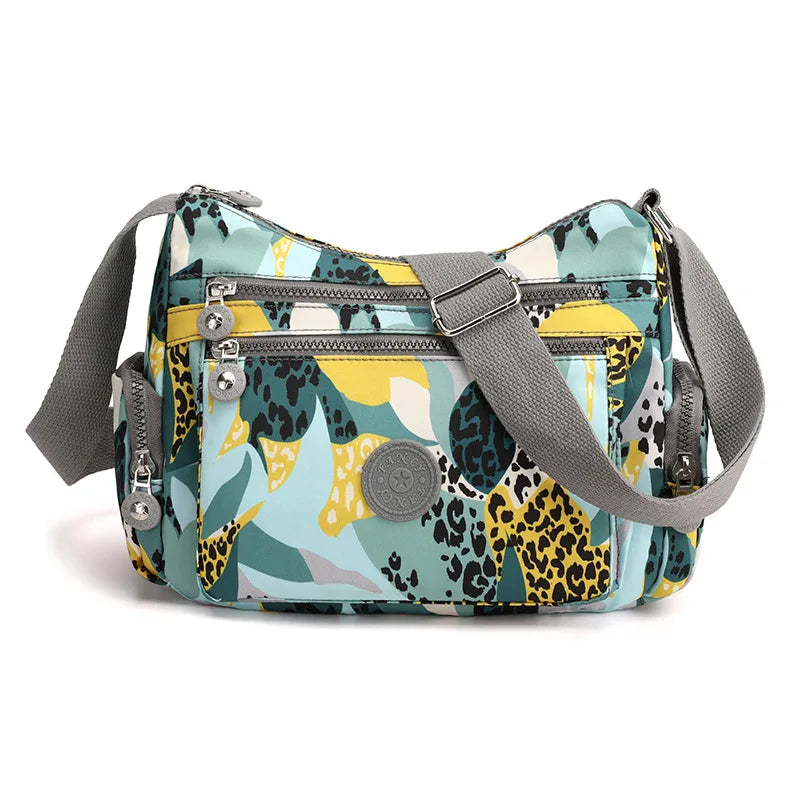 Women Handbag Large Capacity Waterproof Nylon Shoulder Bag Crossbody Bag