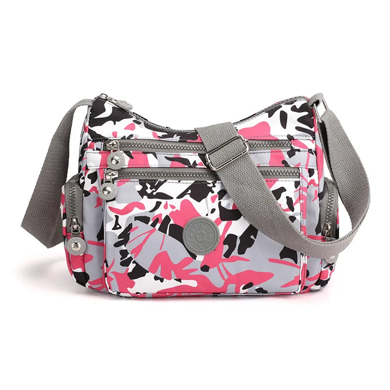 Women Handbag Large Capacity Waterproof Nylon Shoulder Bag Crossbody Bag