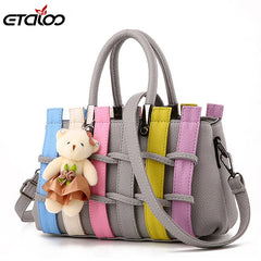 Women Leather Handbag Sweet Messenger Crossbody Bag Flap