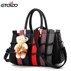 Women Leather Handbag Sweet Messenger Crossbody Bag Flap