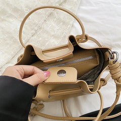 Women's PU Leather Crossbody Bag Lady Shoulder Messenger Bag