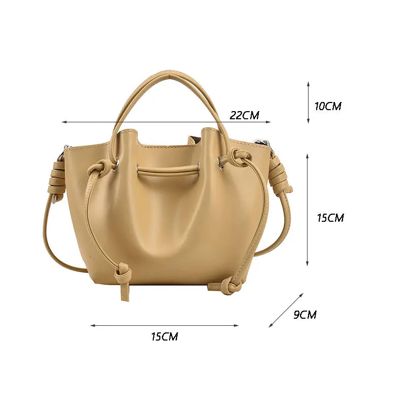 Women's PU Leather Crossbody Bag Lady Shoulder Messenger Bag