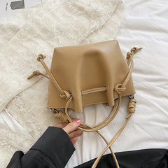 Women's PU Leather Crossbody Bag Lady Shoulder Messenger Bag