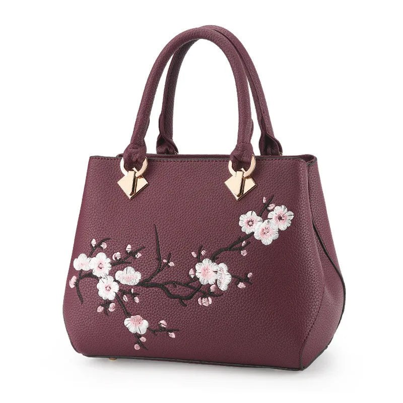 Vintage Casual Tote Top-Handle Women Shoulder Purse Wallet