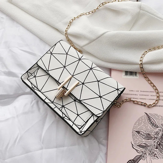 Vintage Chain Small Square Bag for Women