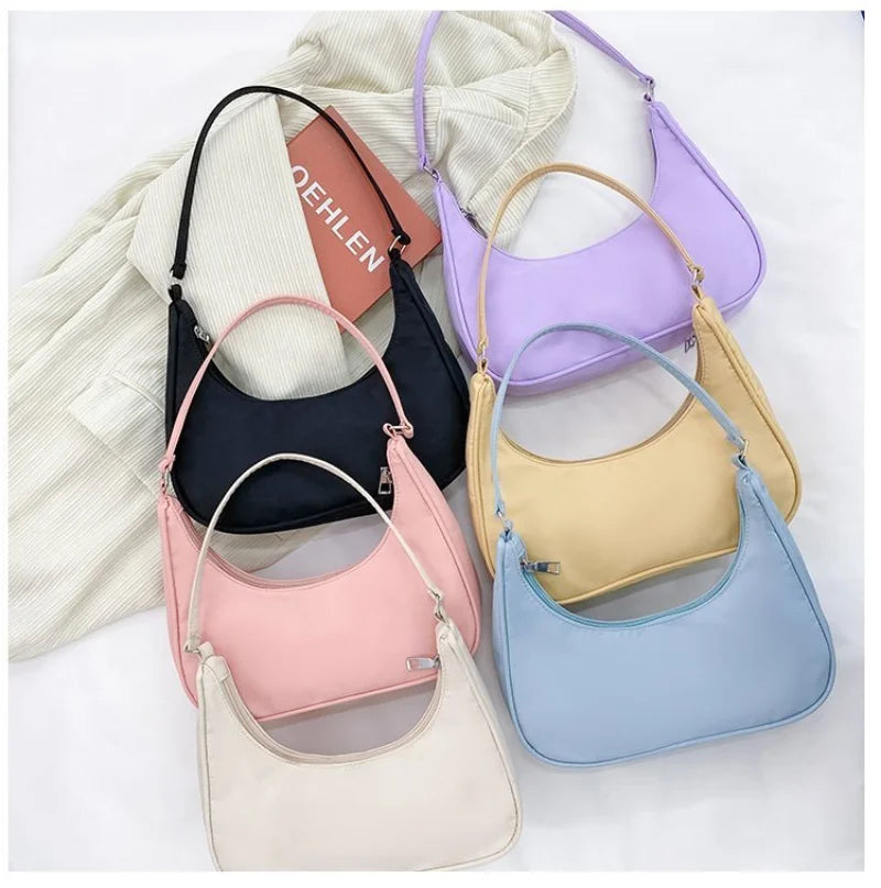 Women Shoulder Bag Small Purse Underarm Clutch Hobos Handbags