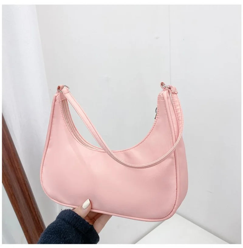 Women Shoulder Bag Small Purse Underarm Clutch Hobos Handbags