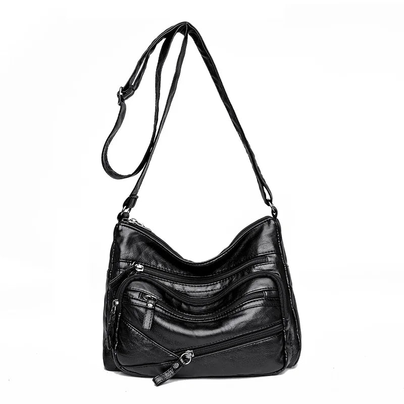 Women Bags Shoulder Bags Vintage Hobo Bag Soft PU Leather Crossbody Handbag
