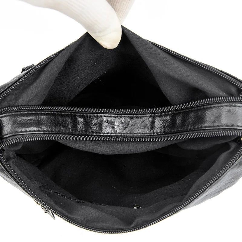 Classic Middle-aged Pack Daily Shoulder Messenger Crossbody Hobos