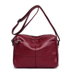 Women Crossbody Bag Soft Leather Small Shoulder Handbag Messenger Phone Purse