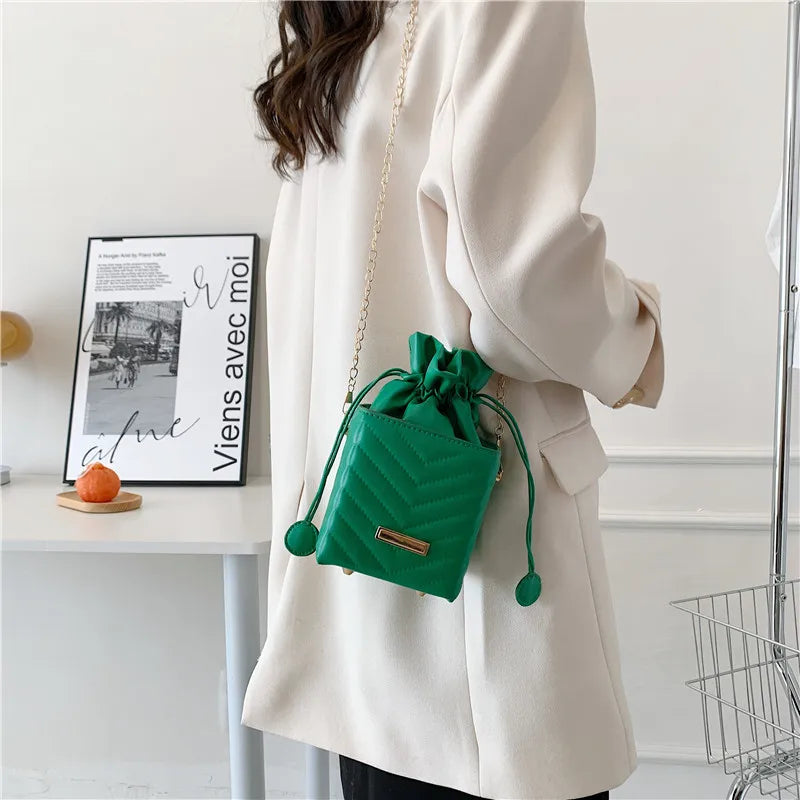 Small Satchel Women Bag Flower Butterfly Printed PU Leather Shoulder Bag