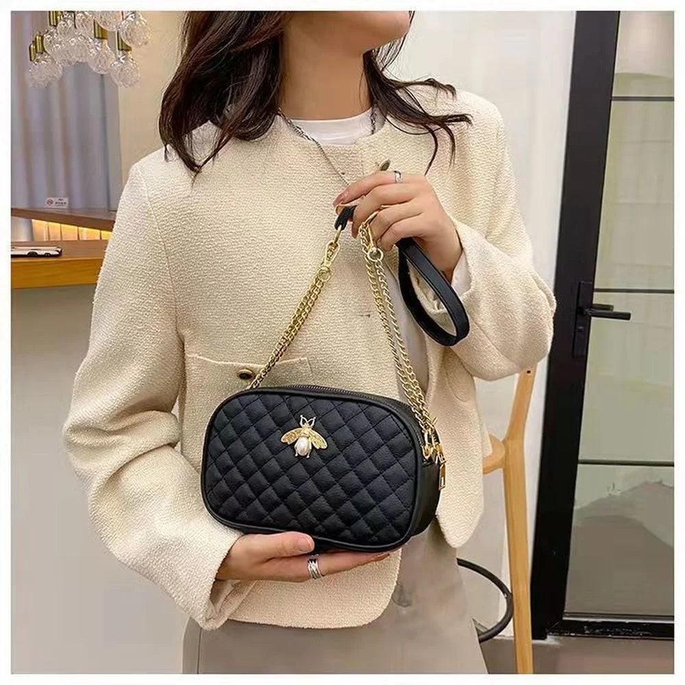 Women PU Leather Messenger Crossbody Shoulder Bag