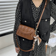 Acrylic Chain Shoulder Messenger Bag With Silk Scarves Purses