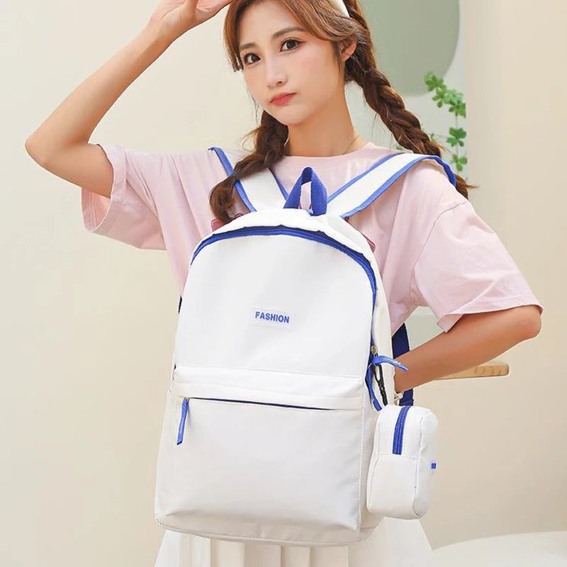 Nylon Backpack Student Schoolbags Handbags Japanese Style Casual Backpacks