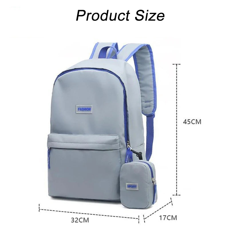 Nylon Backpack Student Schoolbags Handbags Japanese Style Casual Backpacks