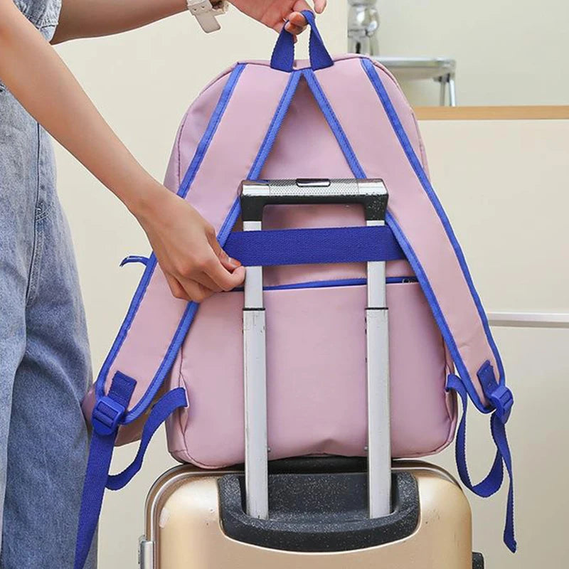 Nylon Backpack Student Schoolbags Handbags Japanese Style Casual Backpacks