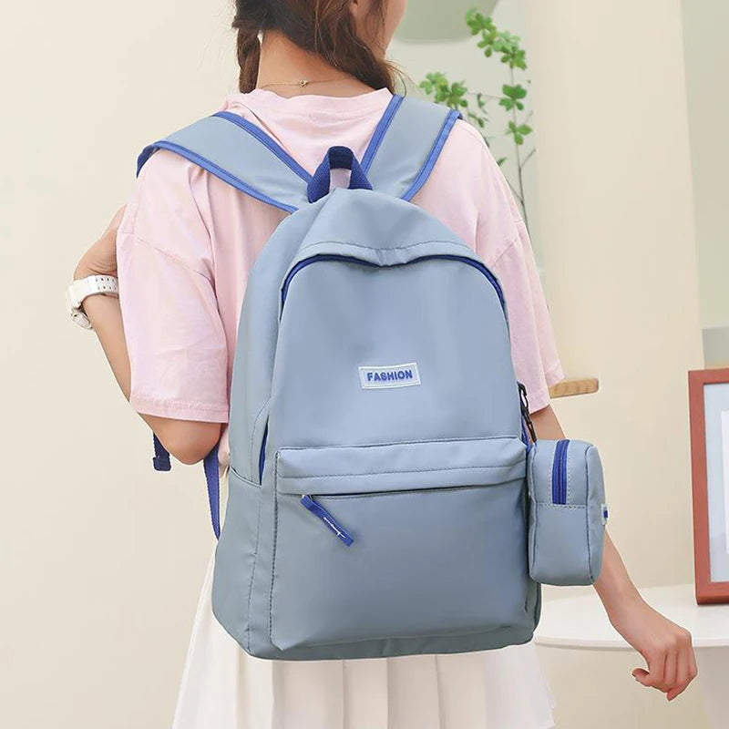 Nylon Backpack Student Schoolbags Handbags Japanese Style Casual Backpacks