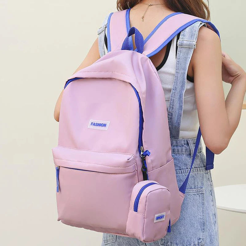 Nylon Backpack Student Schoolbags Handbags Japanese Style Casual Backpacks