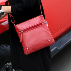 Soft Leather Shoulder Bags Female Messenger Bags Crossbody Handbags